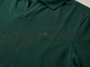 Camisa Gola Polo RL Monochrome V-Neck - Verde Floresta