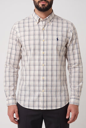 Camisa Social RL Longa - Edinburgh Xadrez Graphite Grid