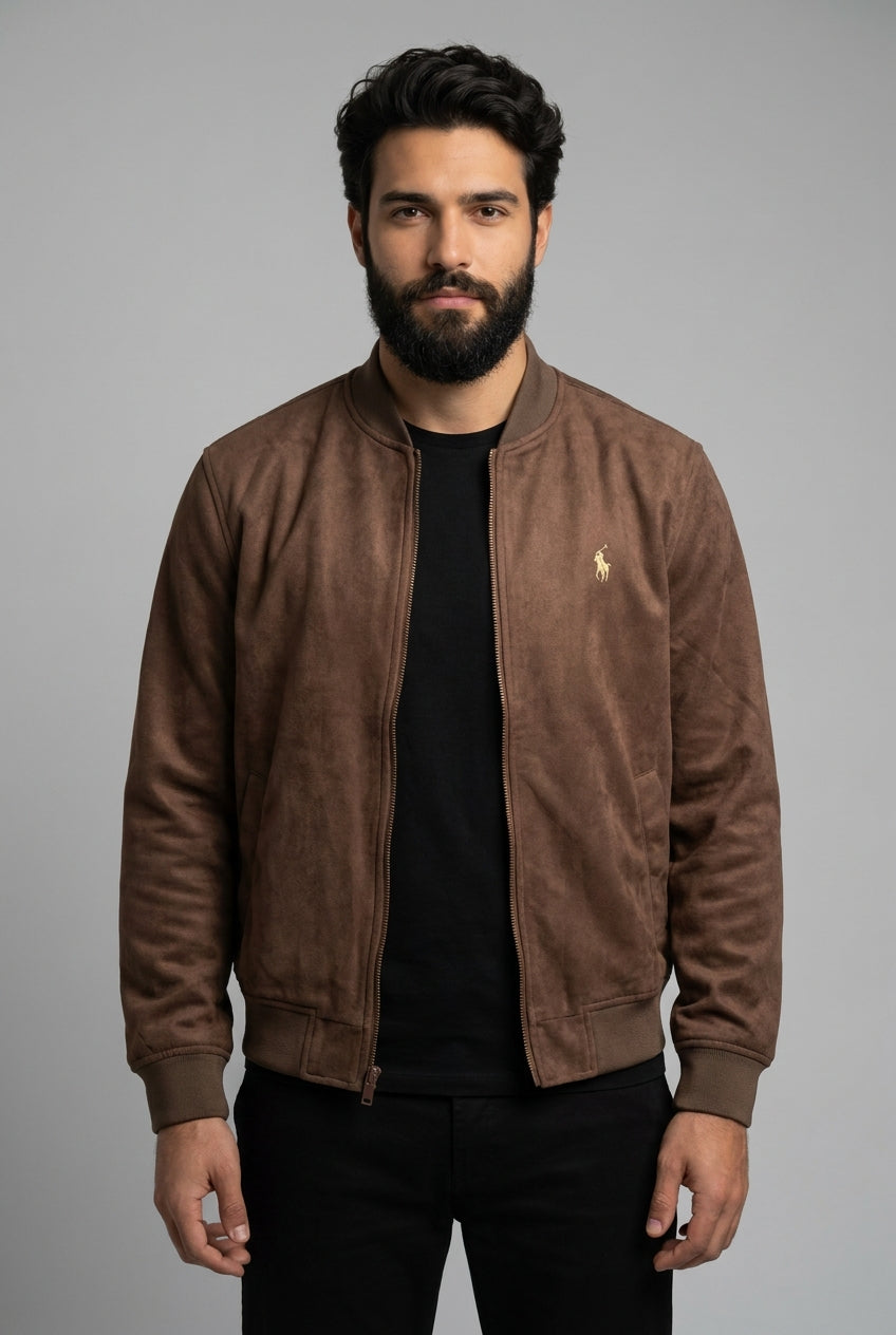 Jaqueta RL Suede Orion - Marrom