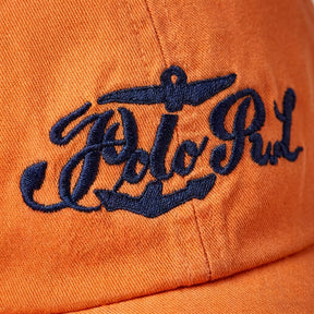 Boné Polo RL Vintage Harbor Script - Laranja