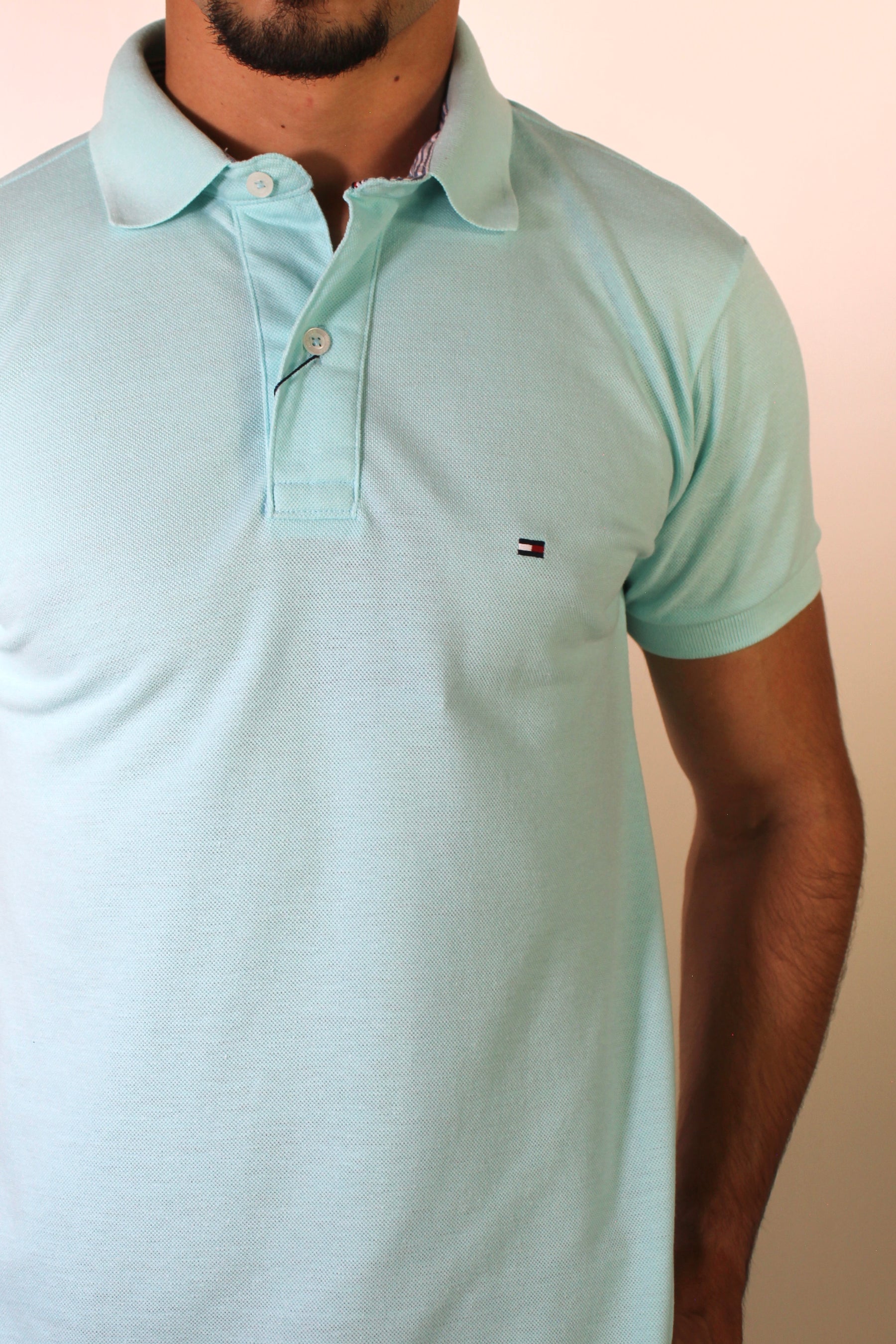 Camisa Gola Polo TH Masculina Coupe Sur Ivy - Azul Bebê