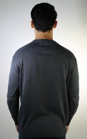 Suéter Masculino TH - Chumbo Mescla