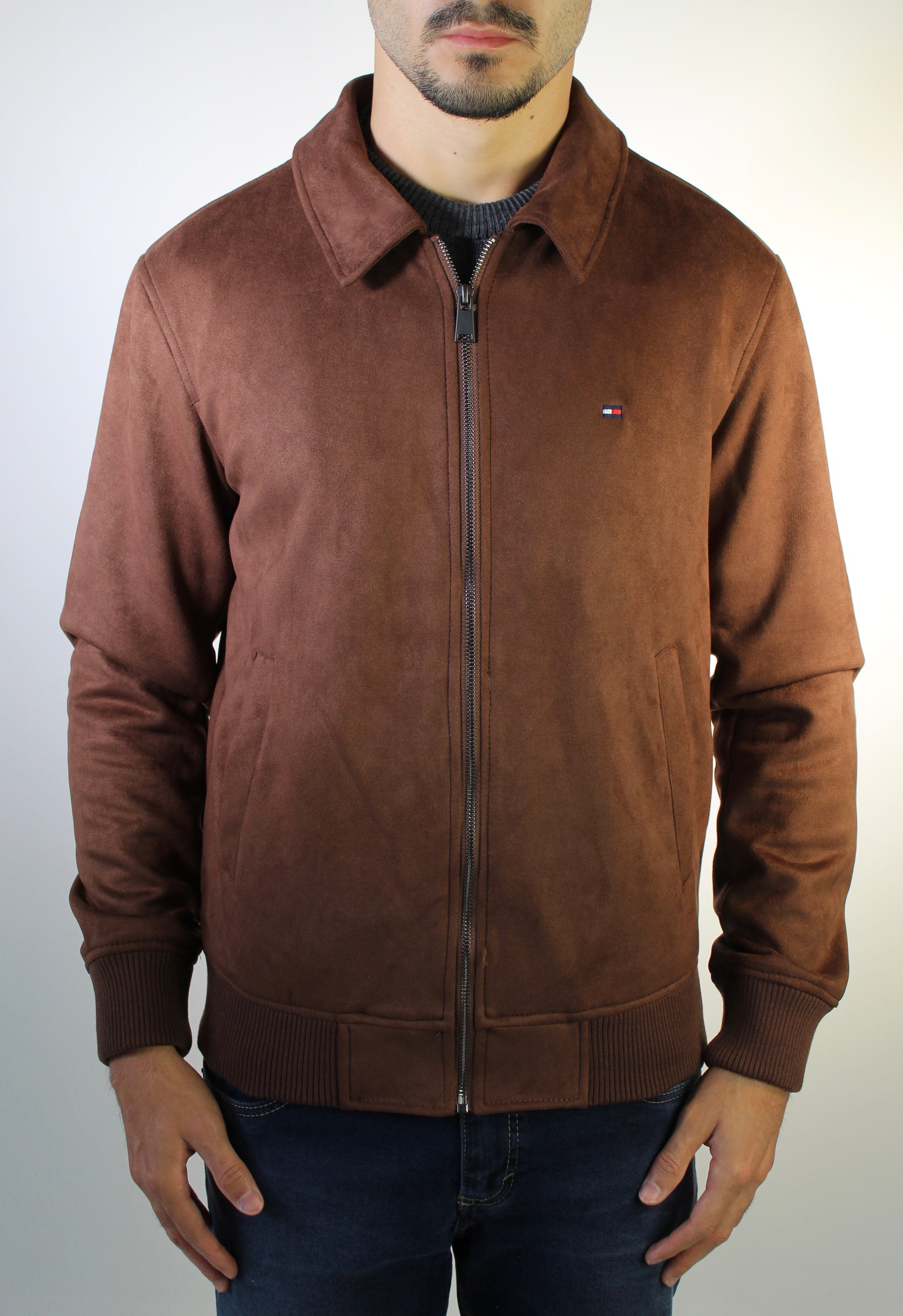 Jaqueta Suede TH - Marrom