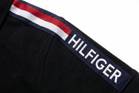 Camisa Gola Polo TH Legacy Stripe - Preta