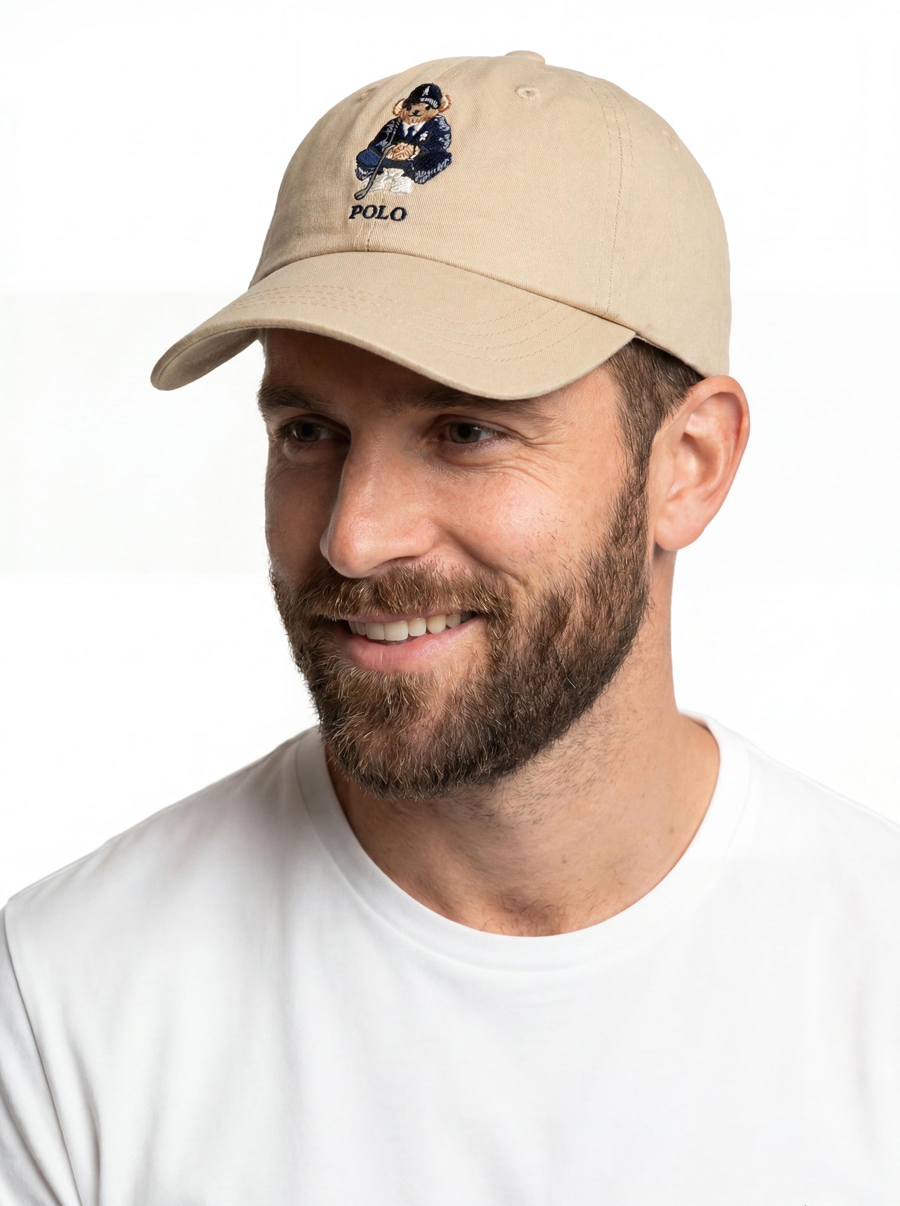 Boné Polo RL St Andrews Club Bear - Creme