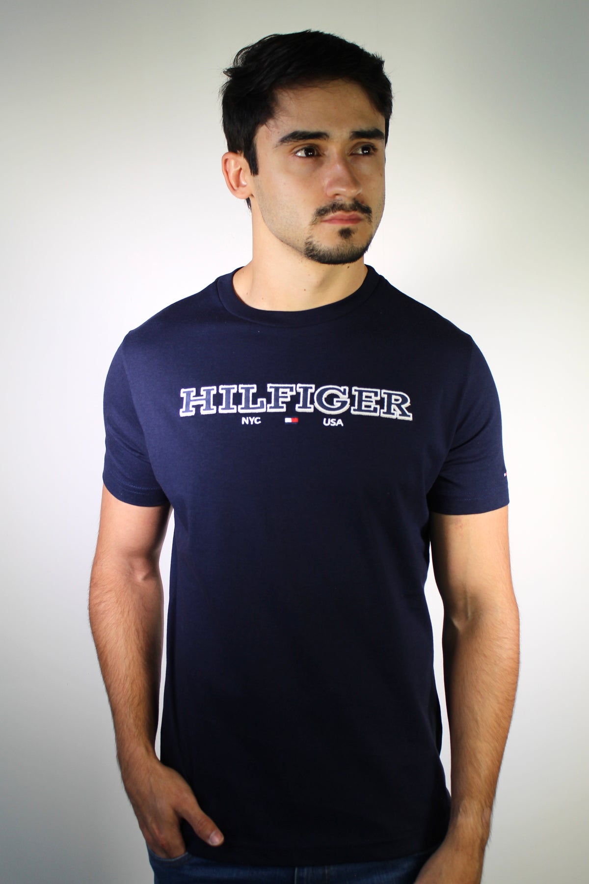 Camiseta TH Hilfiger NYC USA - Azul Marinho