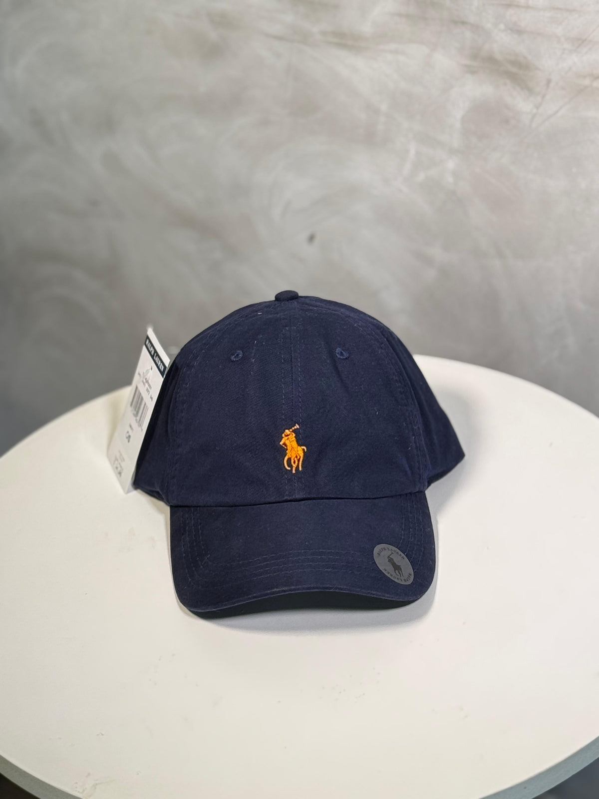 Boné Polo RL Classic - Azul Marinho Small Pony Laranja