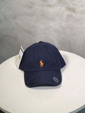 Boné Polo RL Classic - Azul Marinho Small Pony Laranja