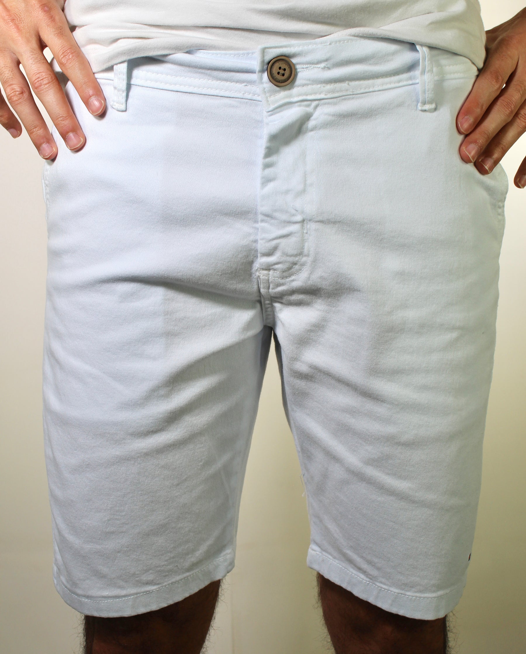 Bermuda Masculina Sarja TH - Branca