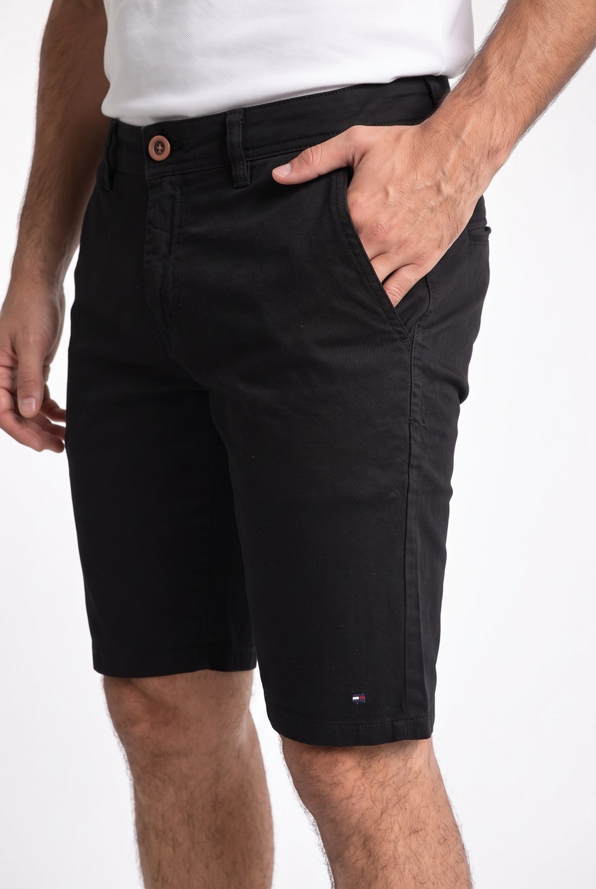 Bermuda Masculina Sarja TH - Preta