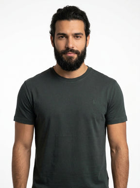 Camiseta RL Monochrome Icon - Verde Musgo