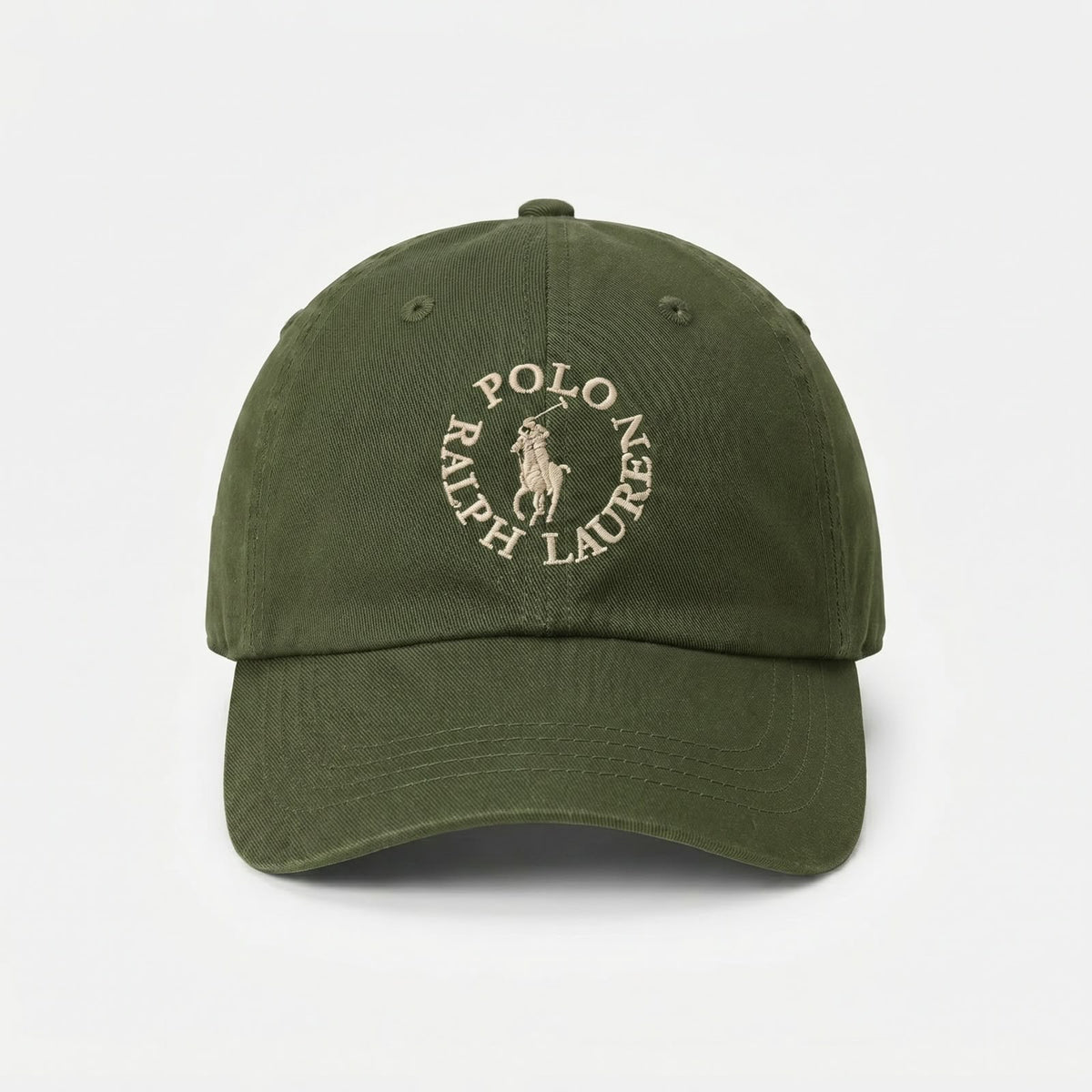 Boné Polo RL Signature Circle - Verde Musgo