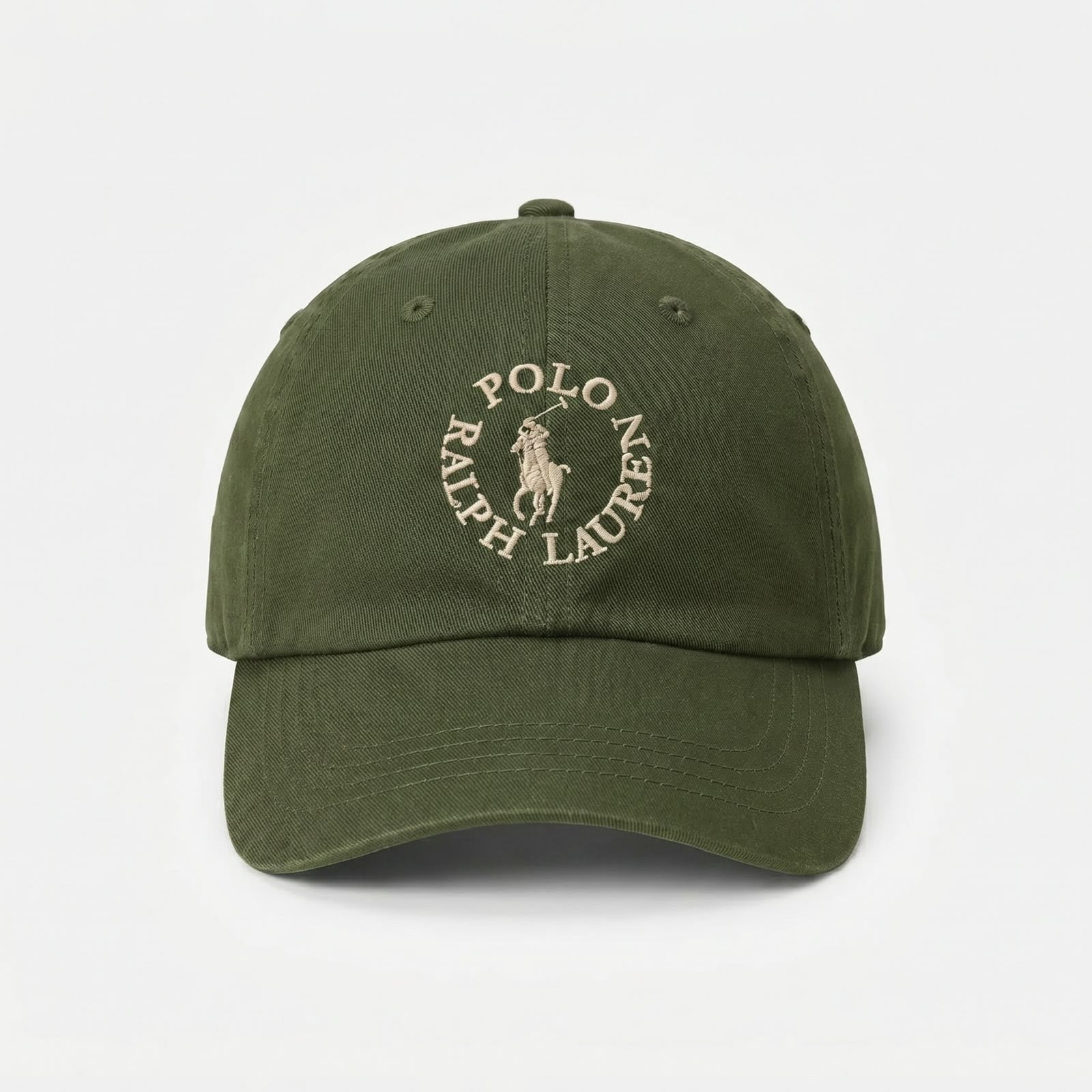 Boné Polo RL Signature Circle - Verde Musgo