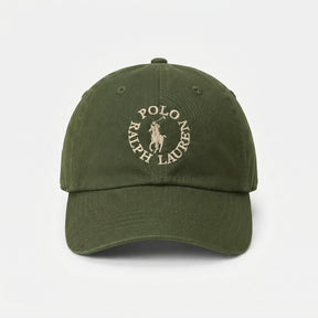 Boné Polo RL Signature Circle - Verde Musgo