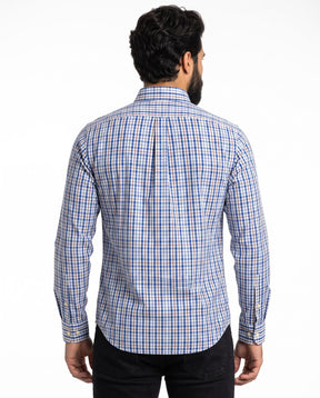 Camisa RL Manga Longa - Cheltenham Check Xadrez Azul