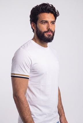 Camiseta Boss Tone Signature Line - Off White