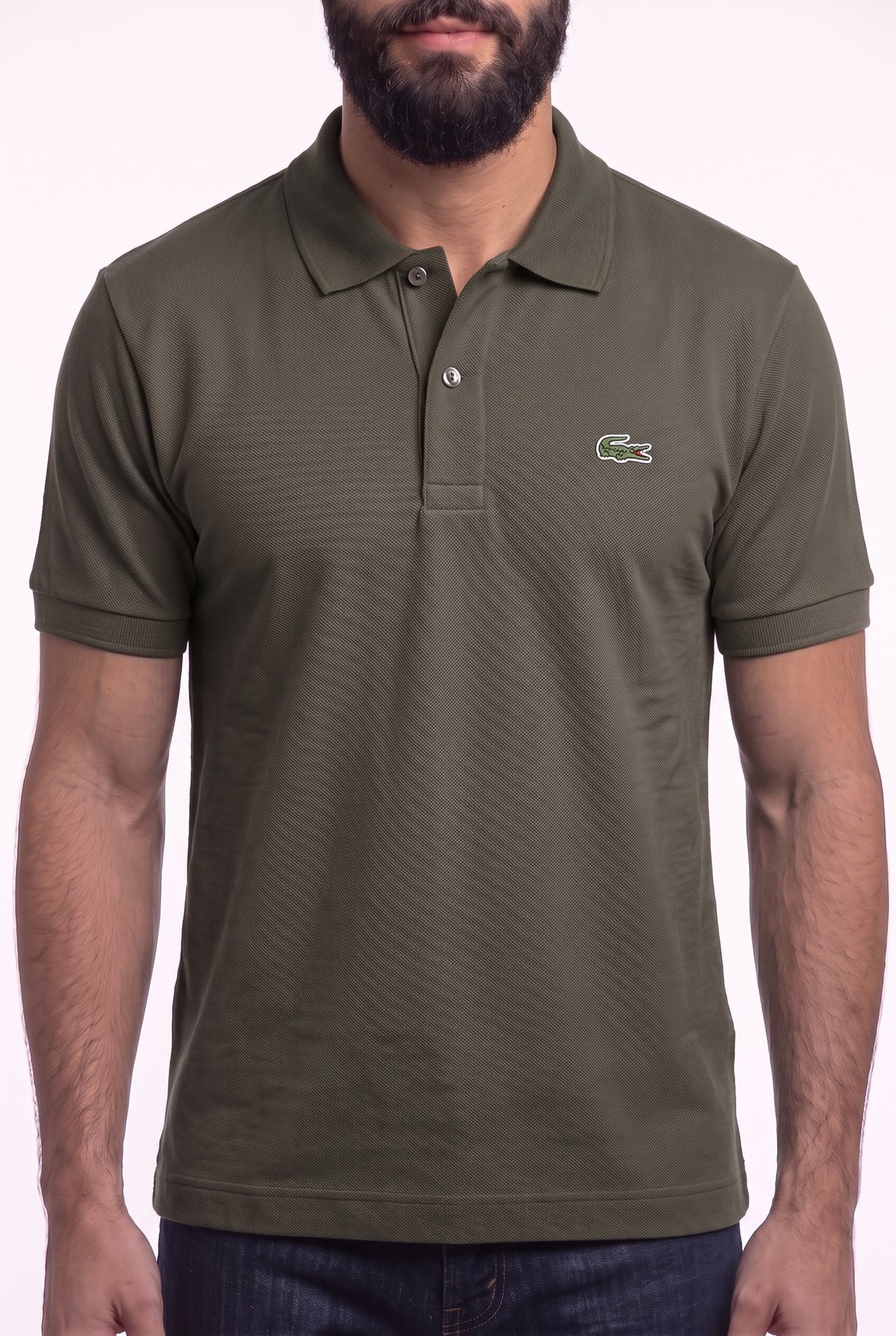 Camisa Gola Polo LCT – Verde Musgo