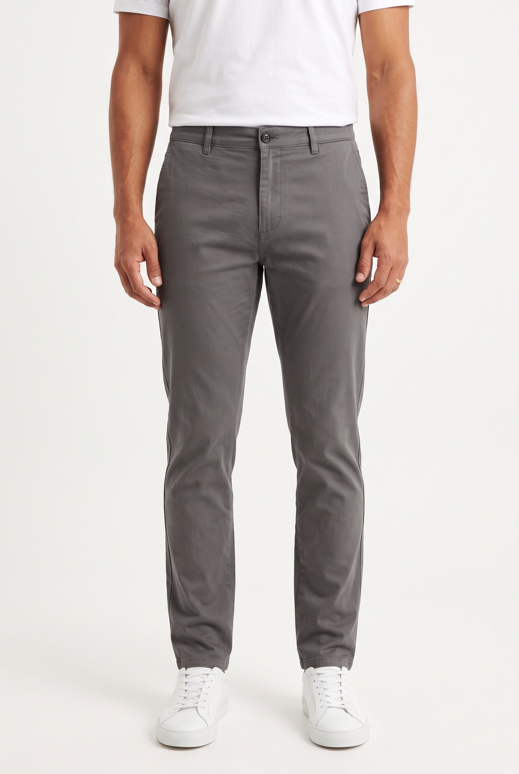 Calça Sarja Nobre Men - Chumbo