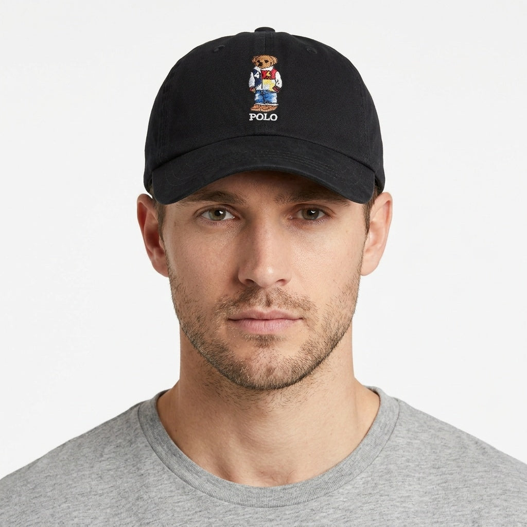 Boné Polo RL Campus Core Bear - Preto