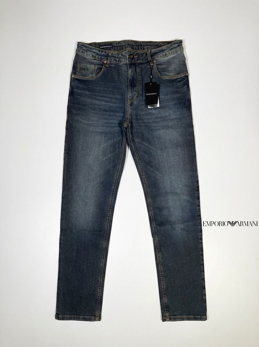 Calça Jeans EA - Vintage Stoned Denim