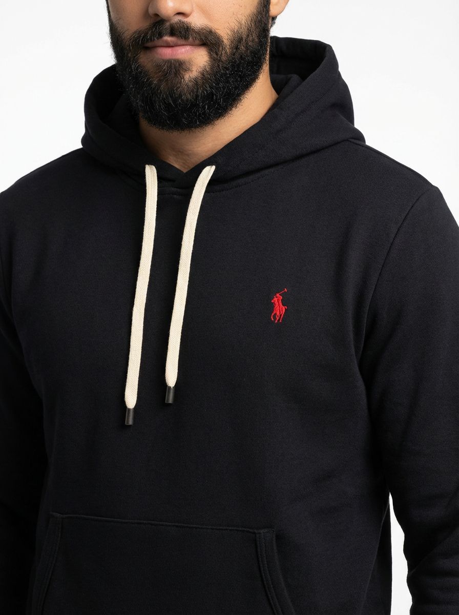 Moletom RL Cozy Street Hoodie - Preto