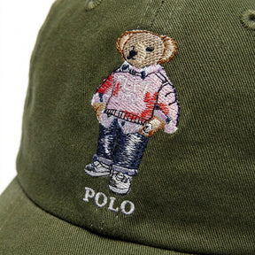 Boné Polo RL Malibu Bear - Verde Musgo