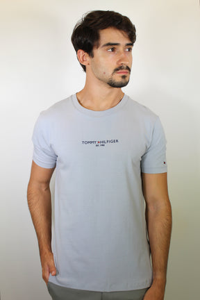 Camiseta TH Minimal Est. 1985 Logo - Cinza