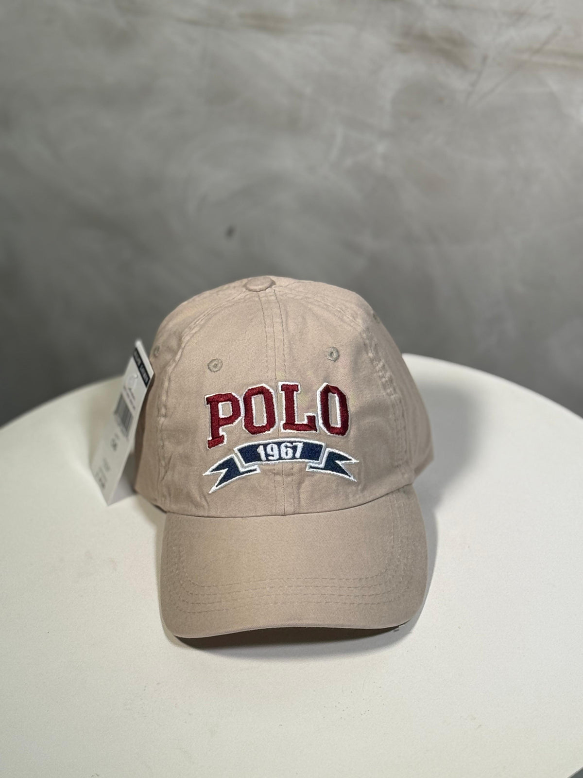 Boné Polo RL College Logo 1967 - Creme