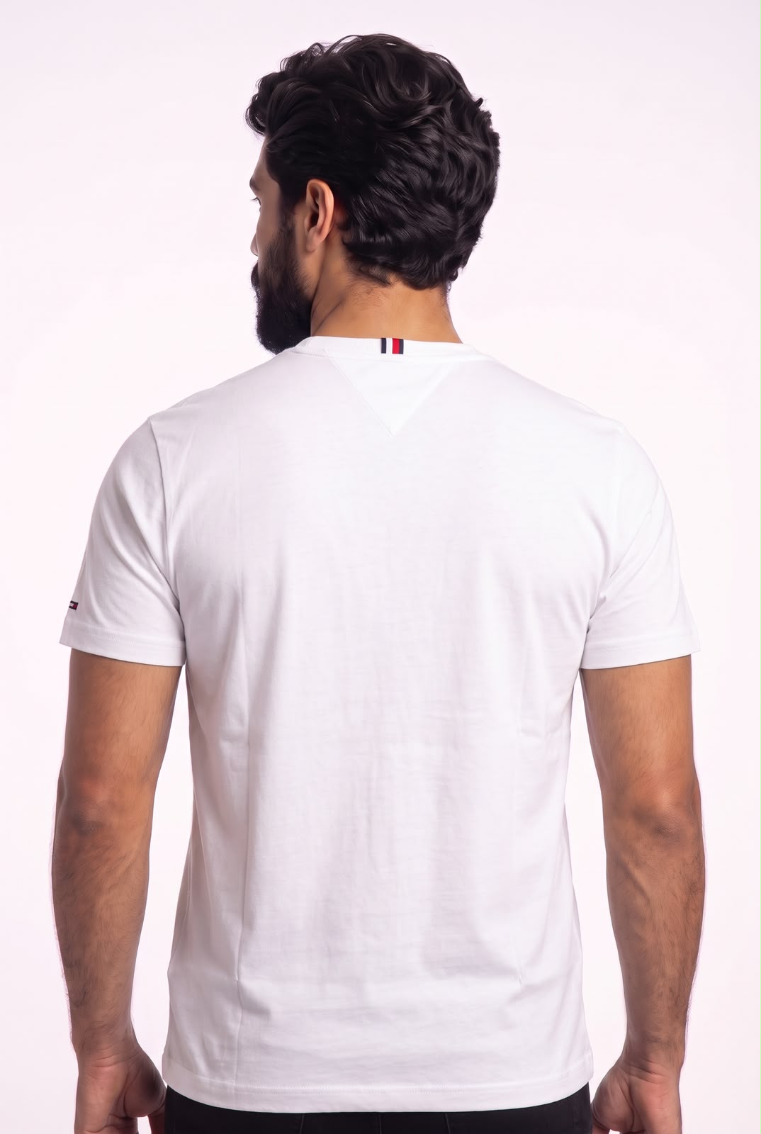Camiseta TH Rockaway Crest Vintage - Off White