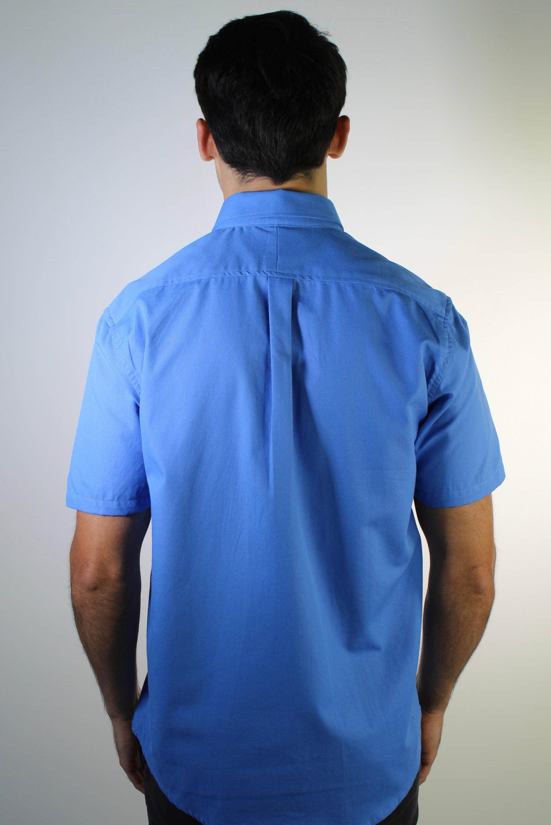 Camisa Social Manga Curta RL - Azul Celeste