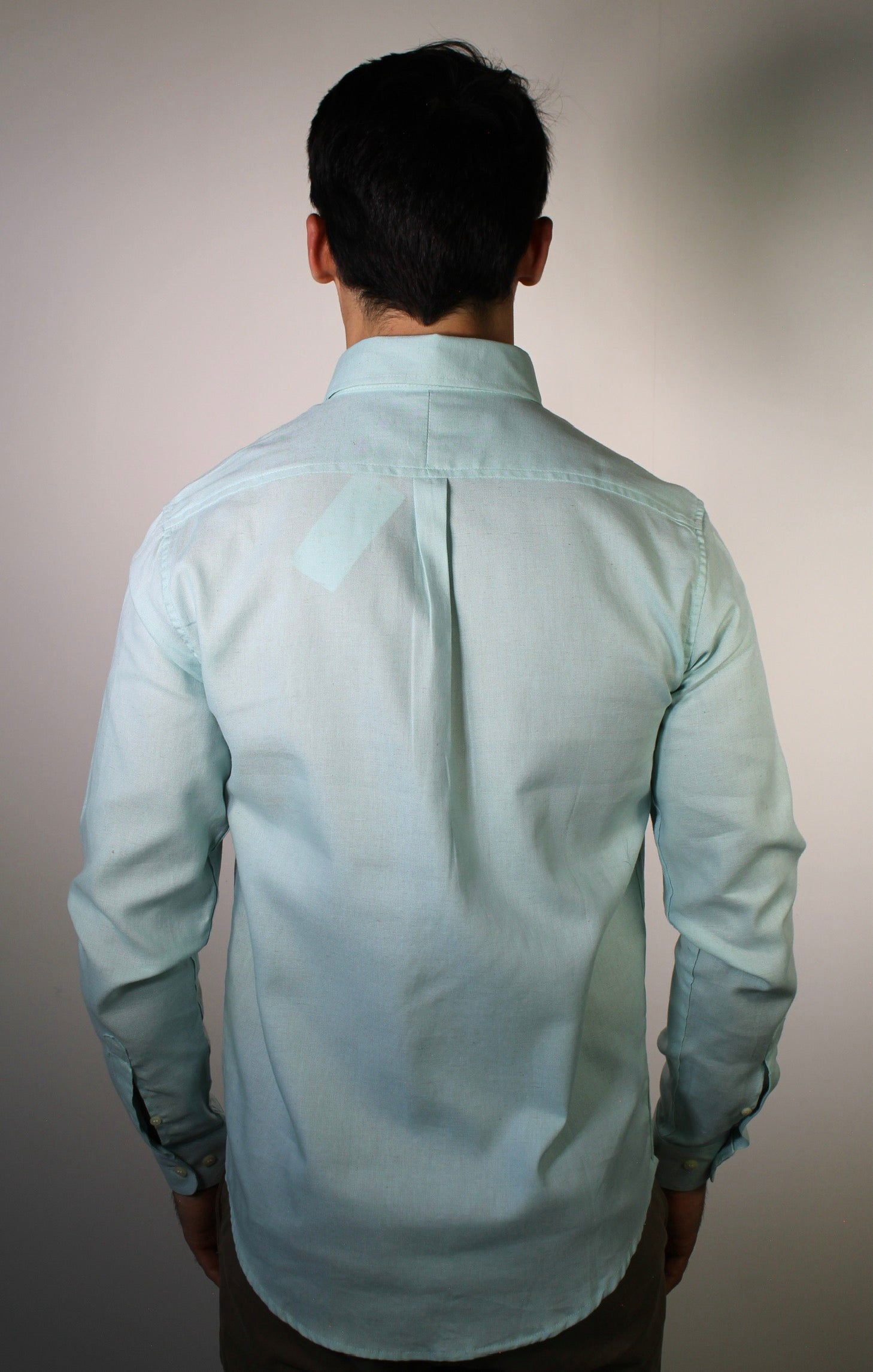 Camisa Social Linho RL Manga Longa Monochrome - Verde Água