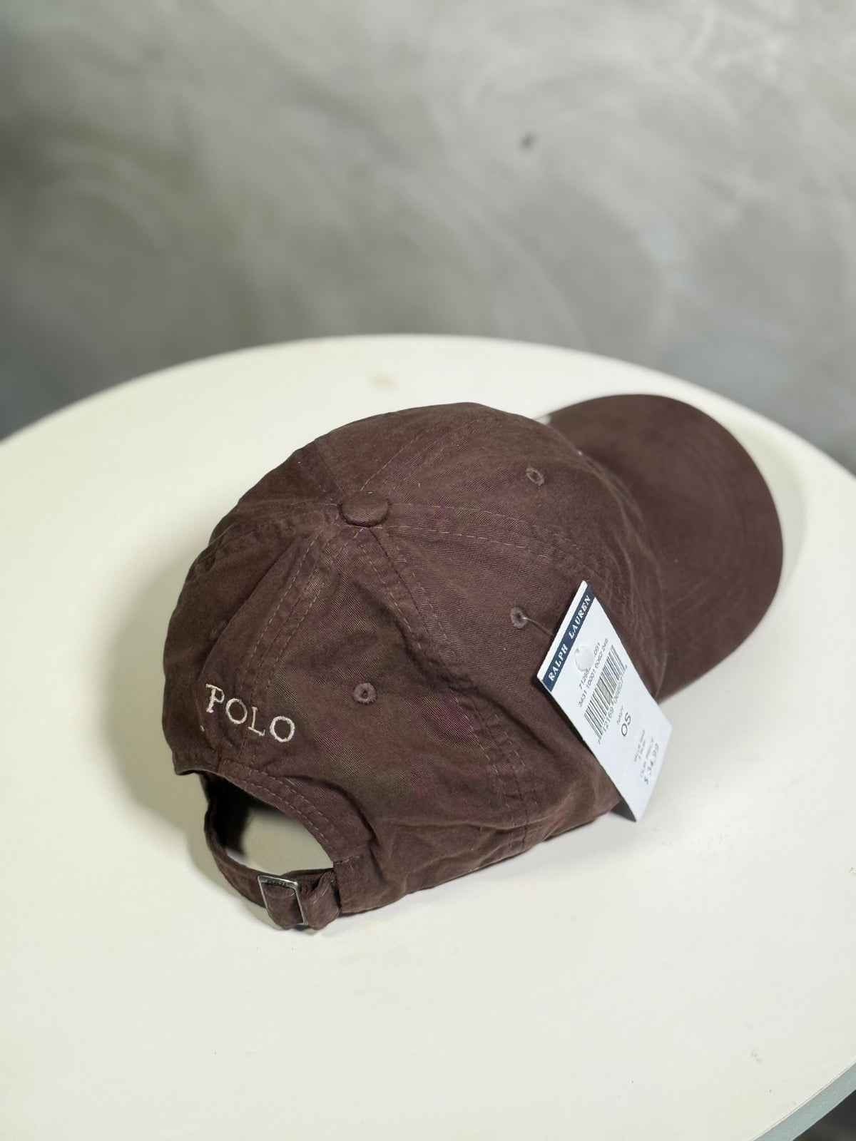 Boné Polo RL Classic - Marrom Small Pony Bege