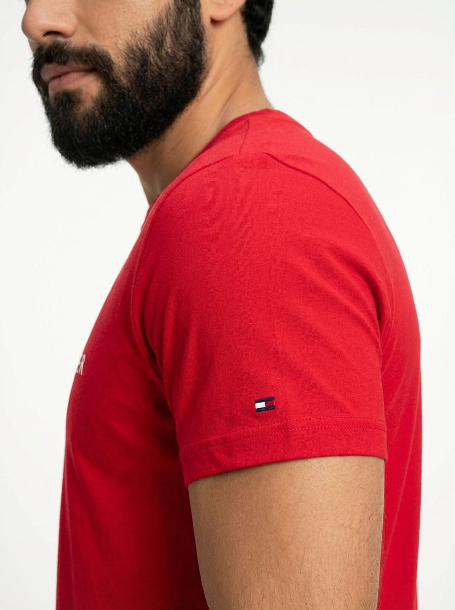 Camiseta TH Grid Flag Urban Concept - Vermelha