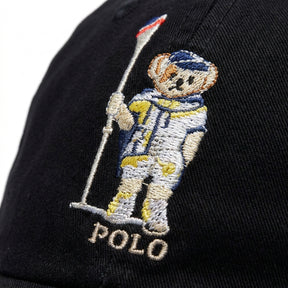 Boné Polo RL Rowing Bear - Preto