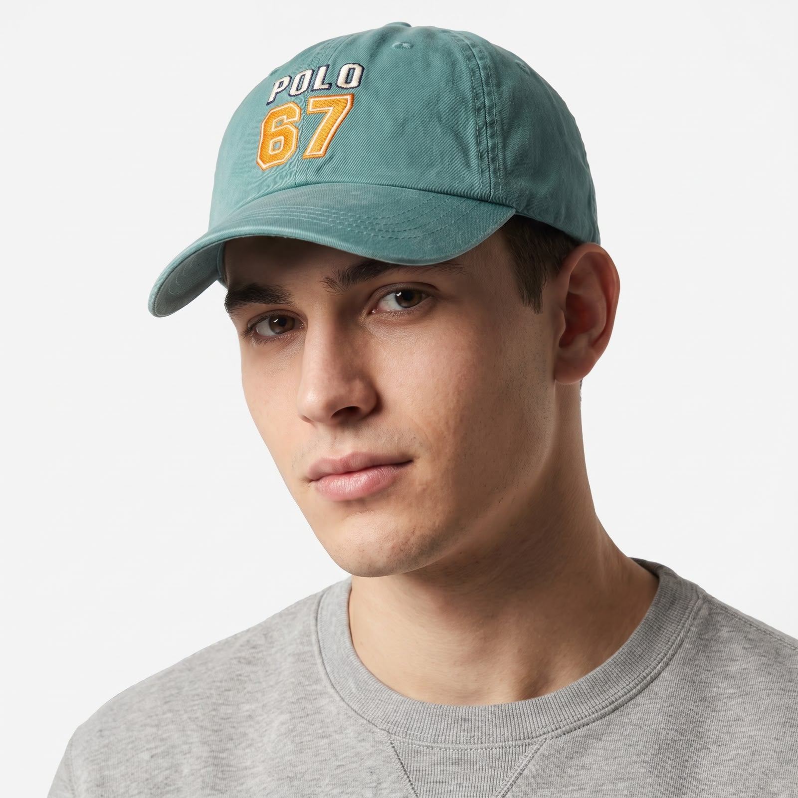 Boné Polo RL Varsity 67 - Verde Sálvia