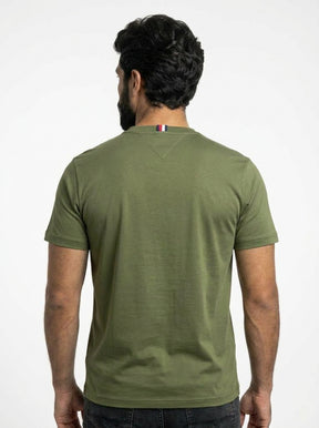 Camiseta TH Urban Line Statement - Verde Musgo