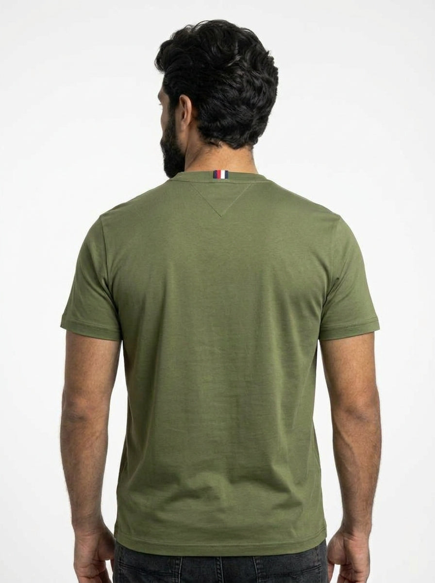 Camiseta TH Urban Line Statement - Verde Musgo