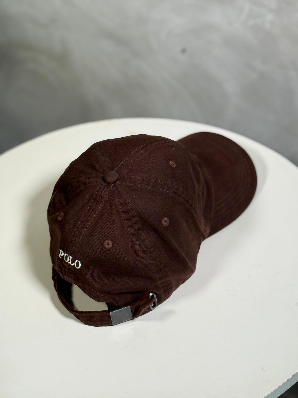 Boné Polo RL Classic - Café Small Pony Branco