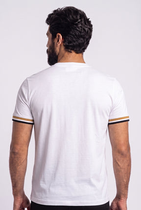 Camiseta Boss Tone Signature Line - Off White