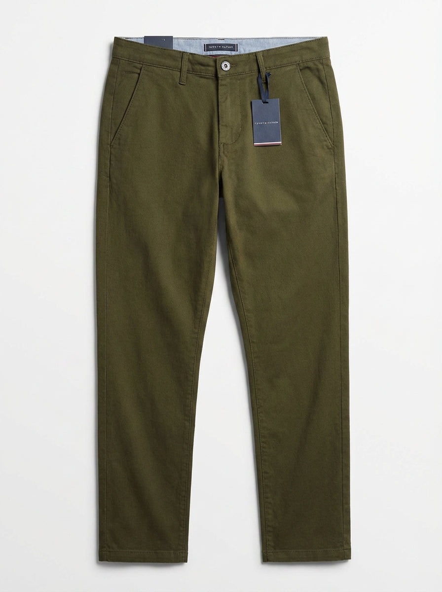 Calça Sarja TH Essential Fit - Verde Musgo