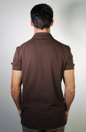 Camisa Gola Polo RL - Marrom Small Pony Colorido