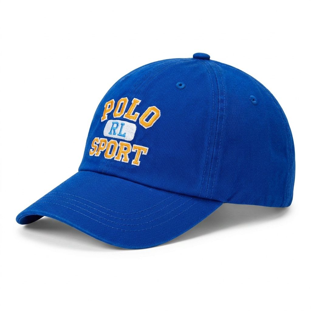 Boné Polo RL Sport League - Azul Royal