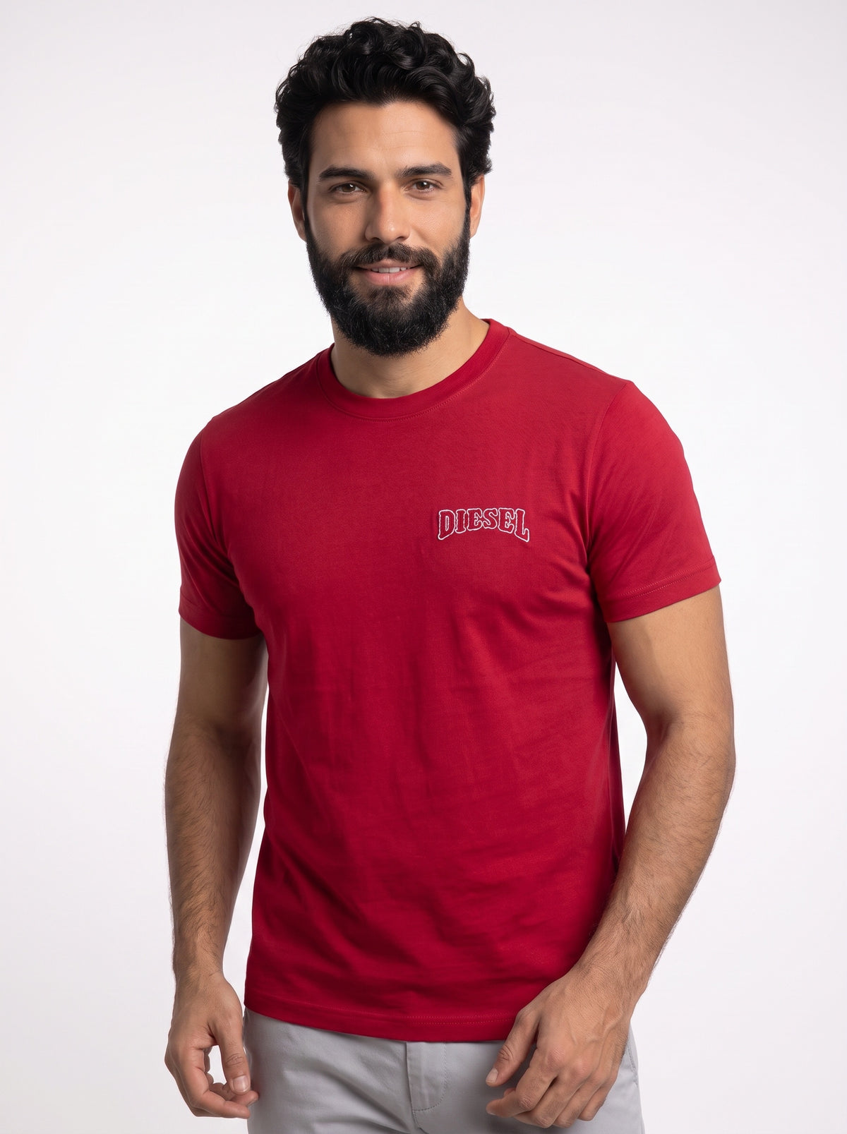 Camiseta DSL Outline Stitch Logo - Vermelha