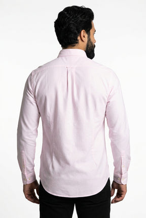 Camisa Social Lisa RL Manga Longa - Rosa