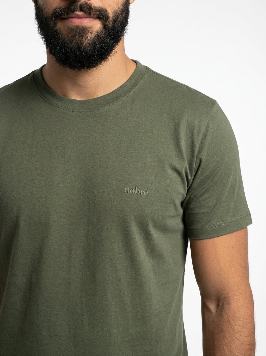 Camiseta Masculina Nobre Men - Verde Musgo