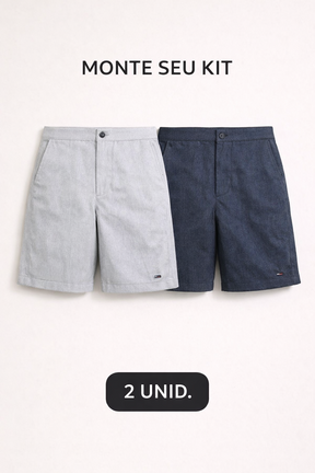Combo 02 Bermudas em Linho TH