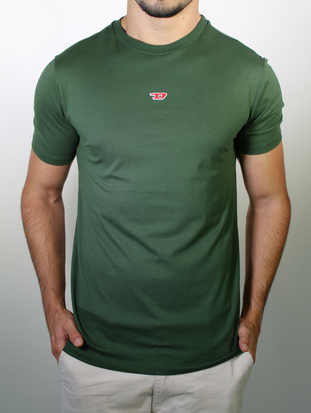 Camiseta DSL Essential Logo - Verde Musgo