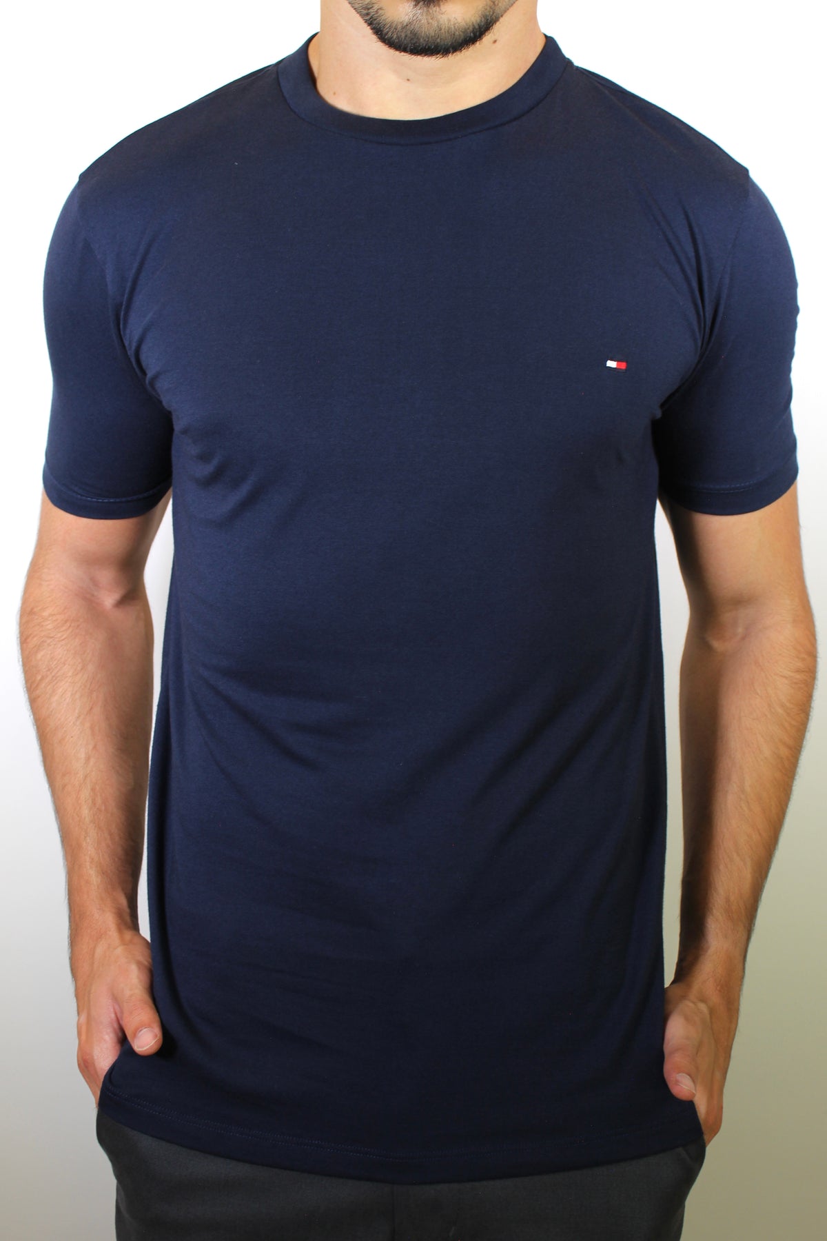 Camiseta TH Masculina Classic Nape - Azul Marinho