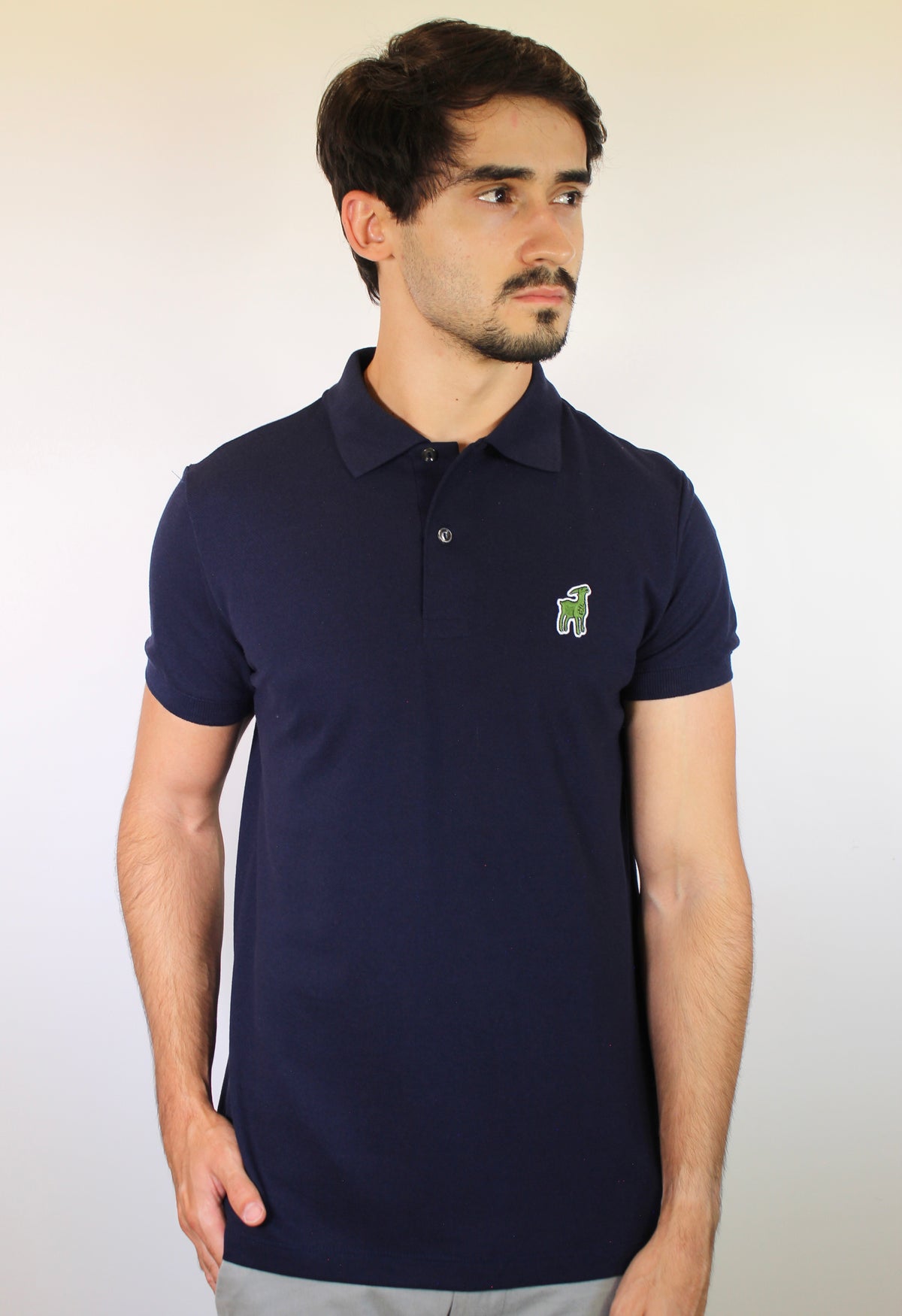 Camisa Gola Polo LCT x Djokovic THE GOAT - Azul Marinho