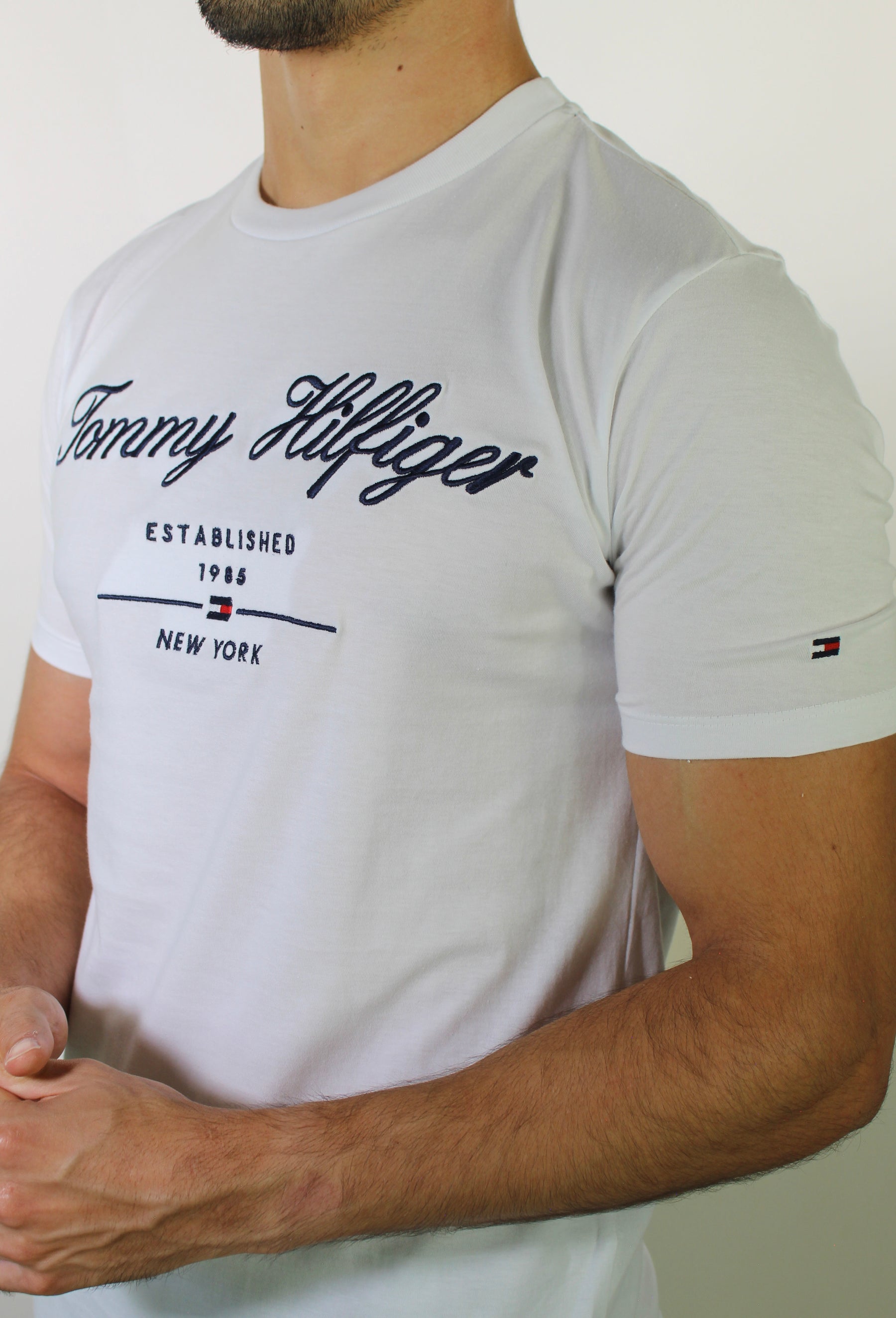 Camiseta TH Tommy Established 1985 NY - Branca